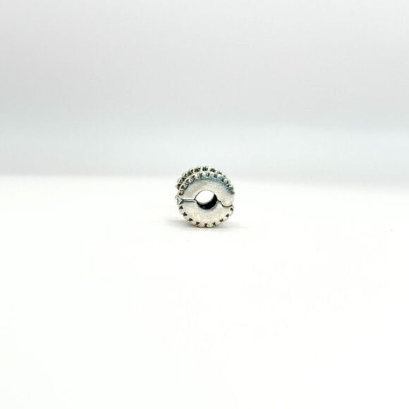Pandora Silver Beveled Authentic Bead Clip Spacer - Picture 3 of 3